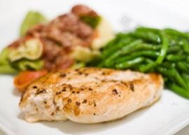 菜单上的烤鸡胸肉适合那些想要降低胆固醇和减肥的人