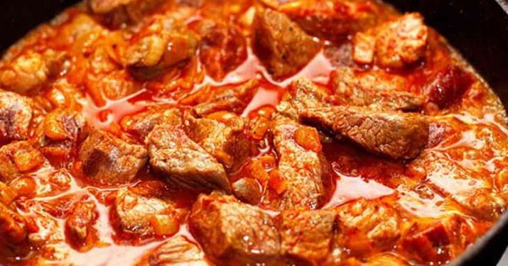 炖牛肉搭配蛋白质饮食