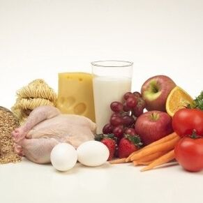 六瓣饮食中的蛋白质食物和水果